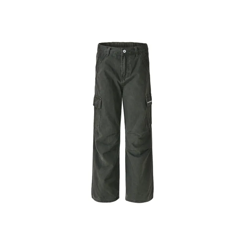 GALAXY FAIRY Casual Pants Unisex Army Green-0