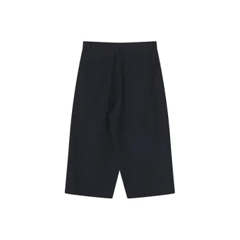 YOSHIYOYI Suit Trouser Men's Black With Blue Stripes