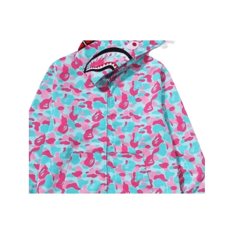 Bape Store Miami Separate Shark Full Zip Hoodie-1