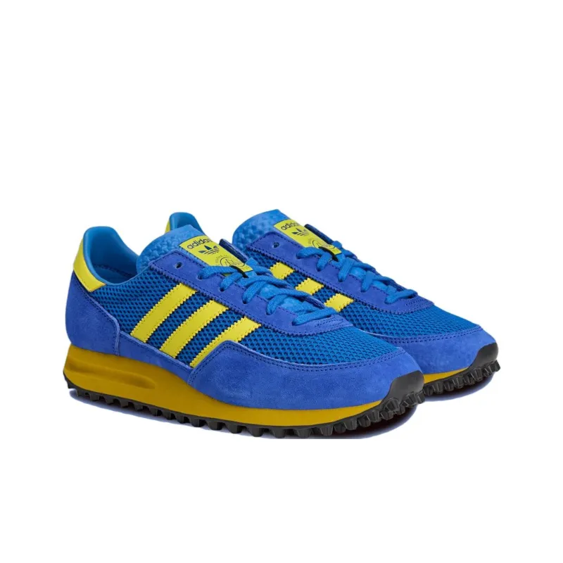 Adidas Originals TRX Mesh SPZL Anti Slip Wear Resistant Low Top Casual Running Shoes Men's Blue Yellow-2