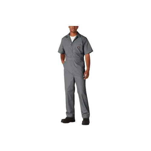 Dickies Short Sleeve Coveralls Jumpsuit Men's Gray