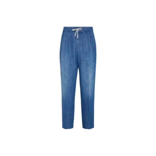 Brunello Cucinelli SS25 Jeans Men's Medium Denim
