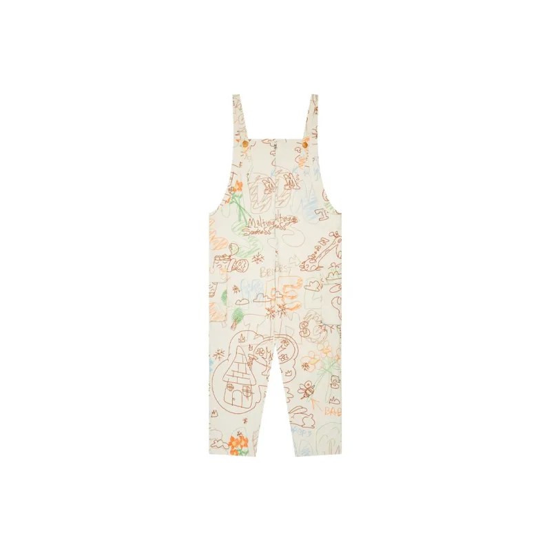 Melting Sadness Overalls Unisex Multicolor-0