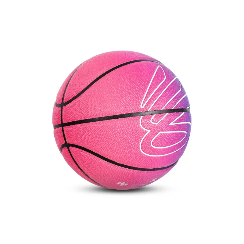 Under Armour CURRY Gradient Collection PU Basketball Gradient Purple Pink Size 7 Ball Training Unisex-2