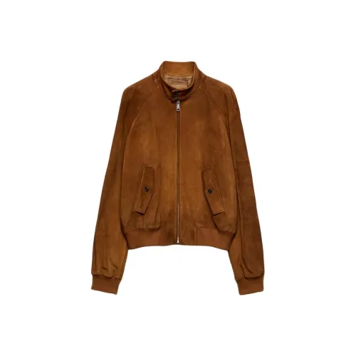 PRADA Suede Bomber Jacket