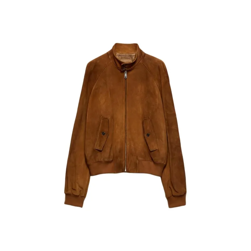 PRADA Suede Bomber Jacket-0