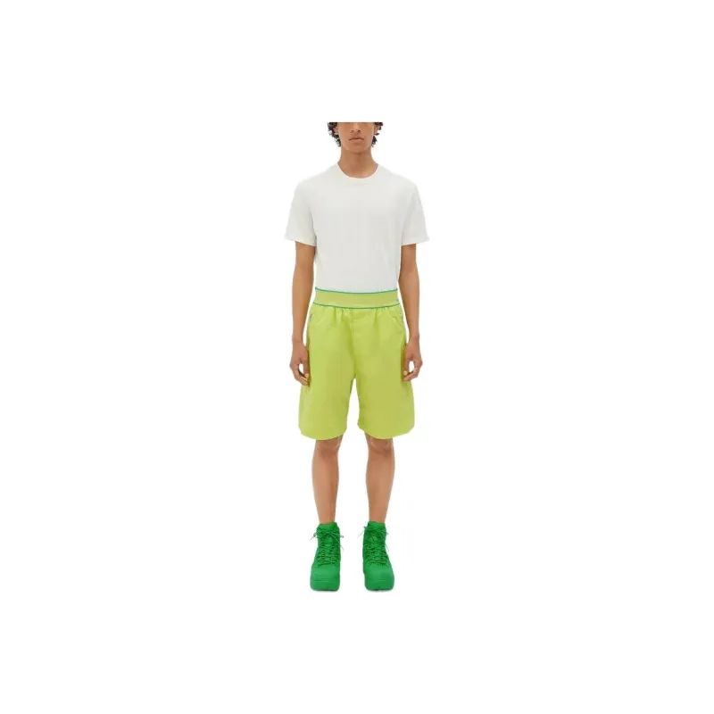 Bottega Veneta Elasticated Waistband Reverse Logo Shorts-0