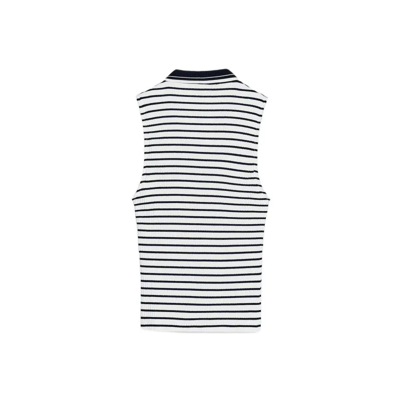 ZARA Polo Shirt Women's Sea Blue/White-1