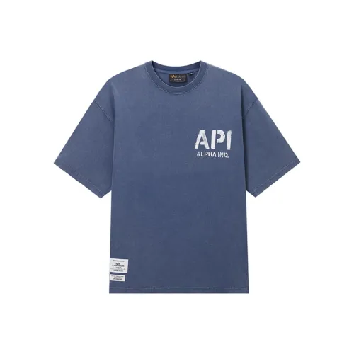 Alpha Industries T Shirt Unisex Blue