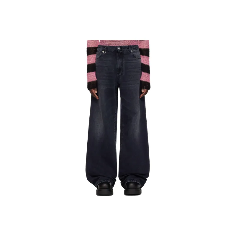 WE11DONE Jeans Men Black-0