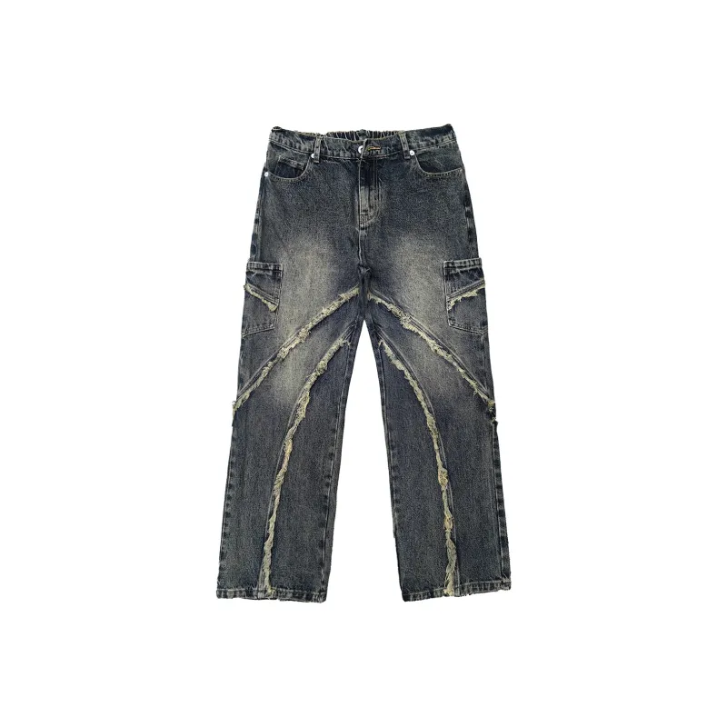Kudamm Jeans Unisex Vintage Blue-0