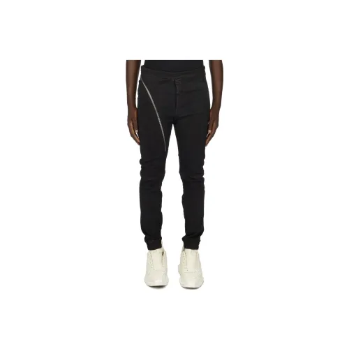 RICK OWENS Aircut Decorative zip Skinny Joggers