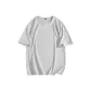 [5A Antibacterial & Breathable]Light Gray (B Handwritten Life Chest Logo _B Handwritten Life Back Logo)