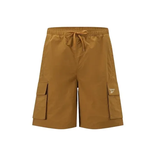Reebok Cargo Shorts Unisex Moss Yellow