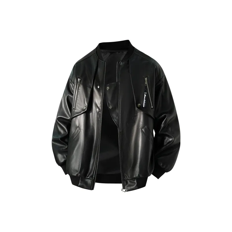David Bakken Leather Jacket Unisex-0