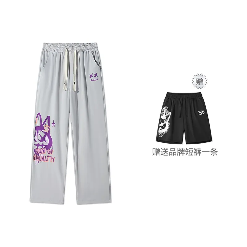 CULT OF INDIVIDUALITY Casual Pants Unisex Black-19