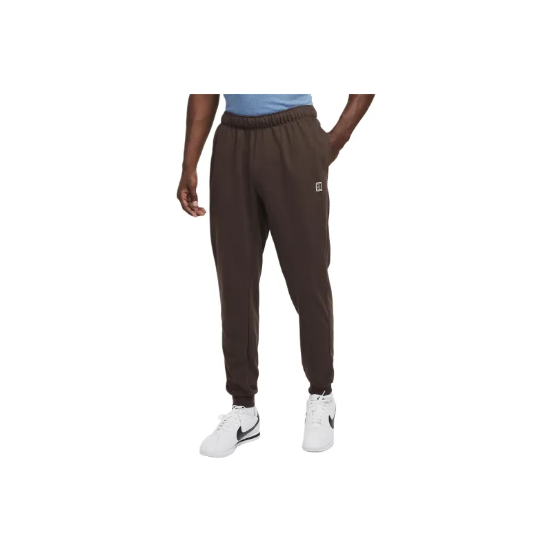 Nike COURT HERITAGETennis FW24 Knitted Sweatpants Men's Brown-0