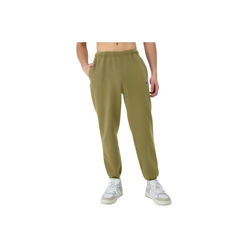 Champion Reverse Weave FW24 Knitted Sports Pants Men's Olive Green-0