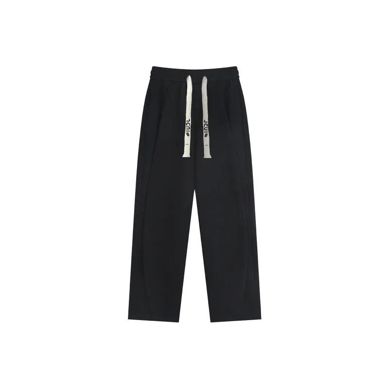 JCUI Casual Pants Unisex Apricot-3