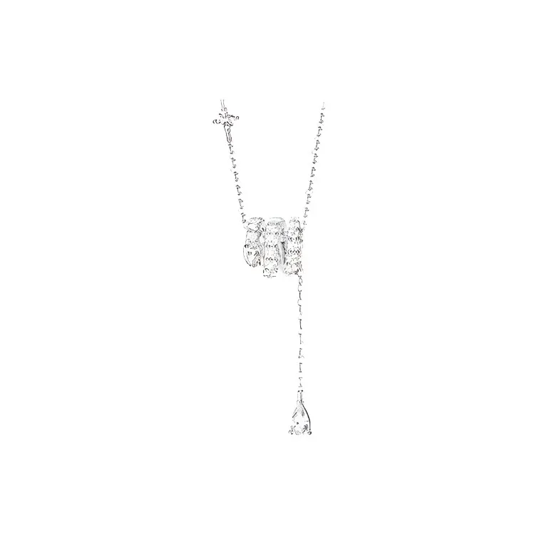 ROGA S925 Silver Necklaces Women's-0