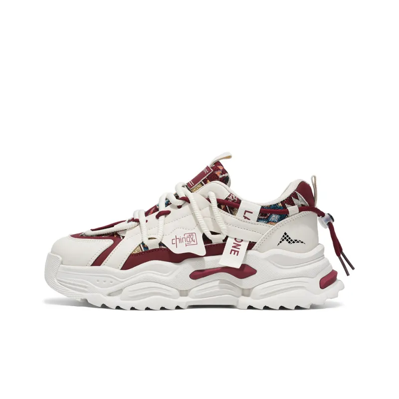 ATONGMU Cushioning, Slip Resistant, Abrasion Resistant, Lightweight Low Top Chunky Sneakers Unisex-0