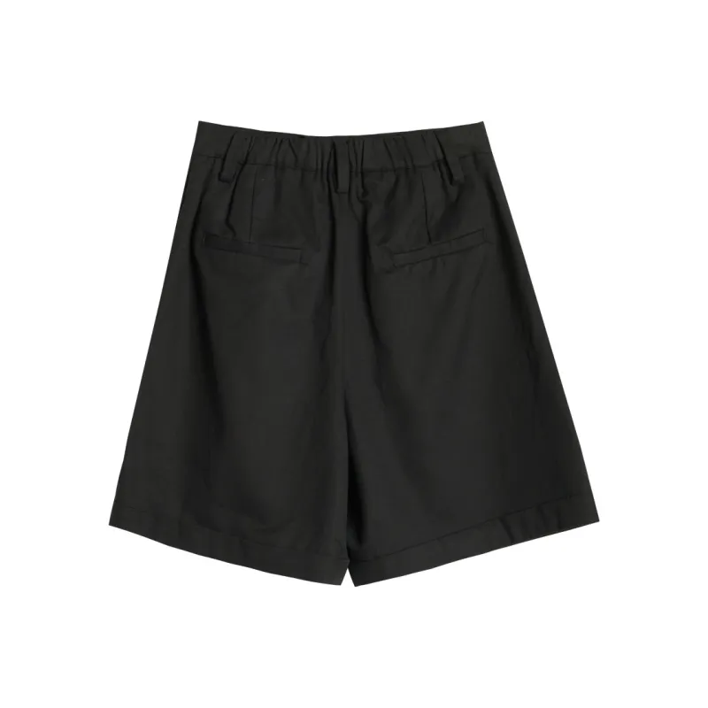 Olrain Casual Shorts Women's Black-6