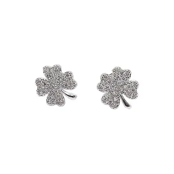 WIR ORNAMENTS Gold Plated Copper Stud Earrings Women's