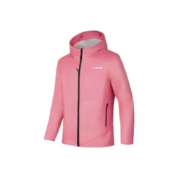VICTOR Capsule Trench Coat Unisex Red Crane Pink