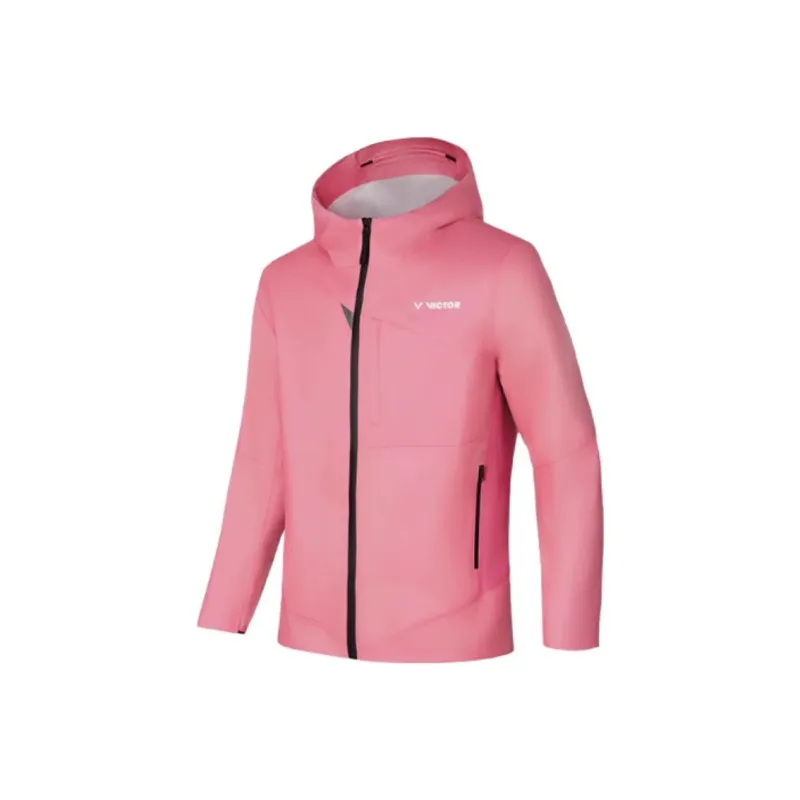 VICTOR Capsule Trench Coat Unisex Red Crane Pink-0