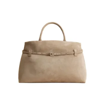 Manu Atelier Suede Handbag Women's Linen