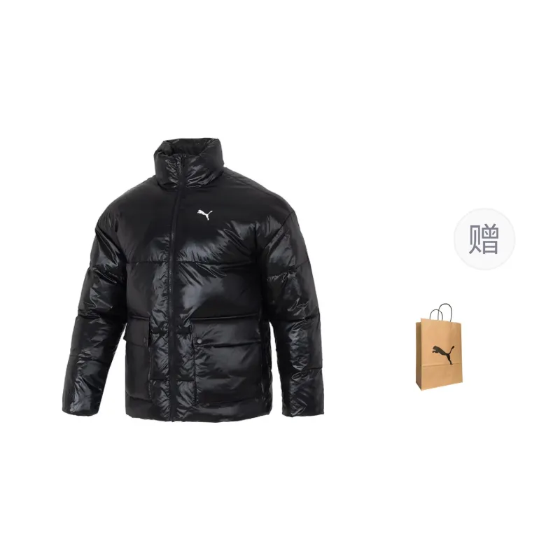 PUMA Puffer Jacket Men's Black Shopping Bag Included-0
