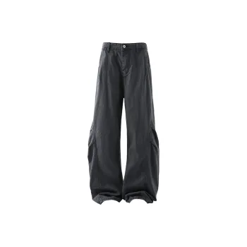 WOLF CODE Casual Pants Unisex Gray