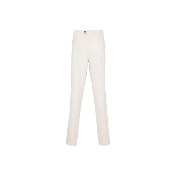 Brunello Cucinelli Leisure Fit Pleated Gabardine Trousers