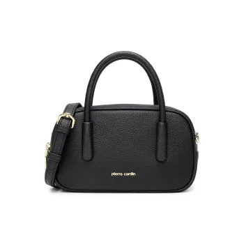 PIERRE CARDIN Cow Leather Boston Bag, Shoulder Bag, Handbag Women's Multicolor