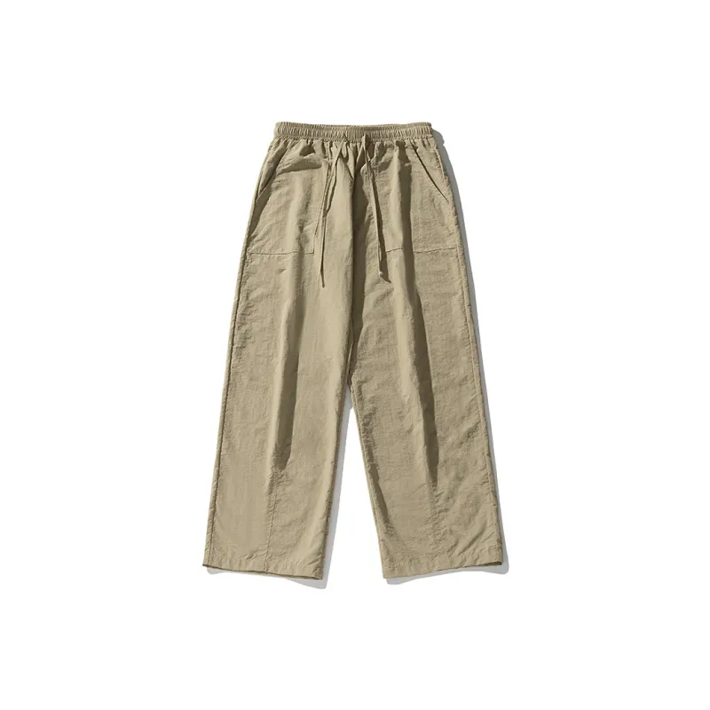 BAIJUAN Casual Pants Unisex Black-4
