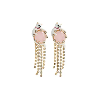 LES NEREIDES Gold Plated Earrings Women's Gold