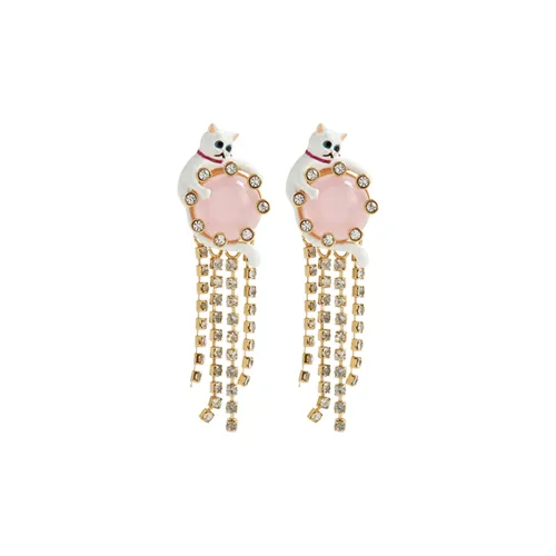LES NEREIDES Gold Plated Earrings Women's Gold