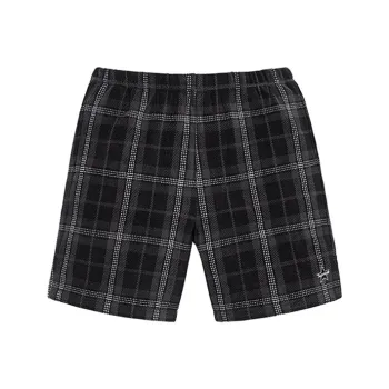 Supreme Plaid Velour Short