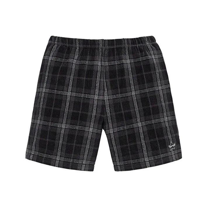 Supreme Plaid Velour Short-0