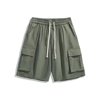 HEMC Cargo Shorts Unisex Army Green