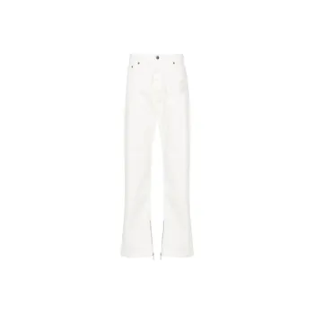 OFF WHITE Casual Pants Regular Fit Men's White