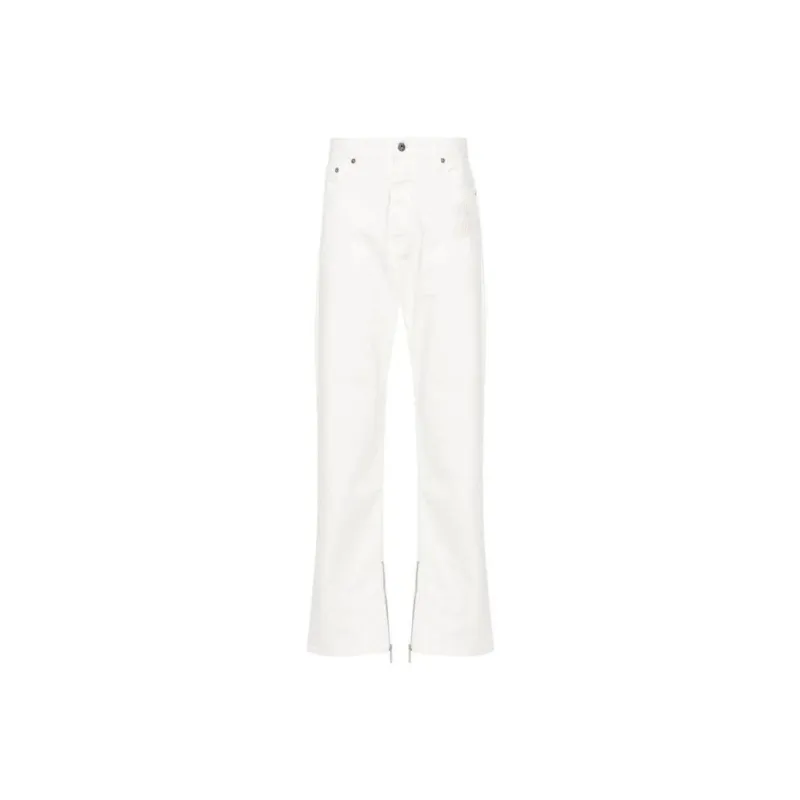 OFF WHITE Casual Pants Regular Fit Men's White-0