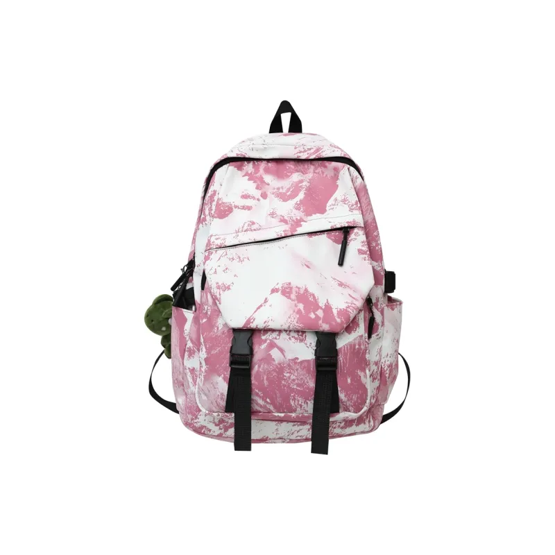 KAMLUI Nylon Backpack Unisex Gray/Black/Khaki/Green/Blue/Pink-25