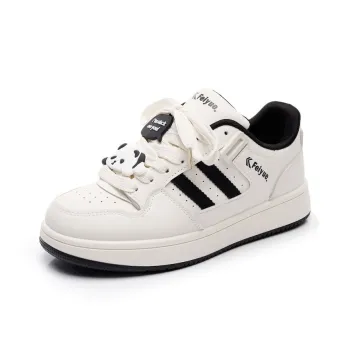 Feiyue Girly Heart Series Slip Resistant, Abrasion Resistant, Lightweight Low Top Casual Shoes Women's White Black