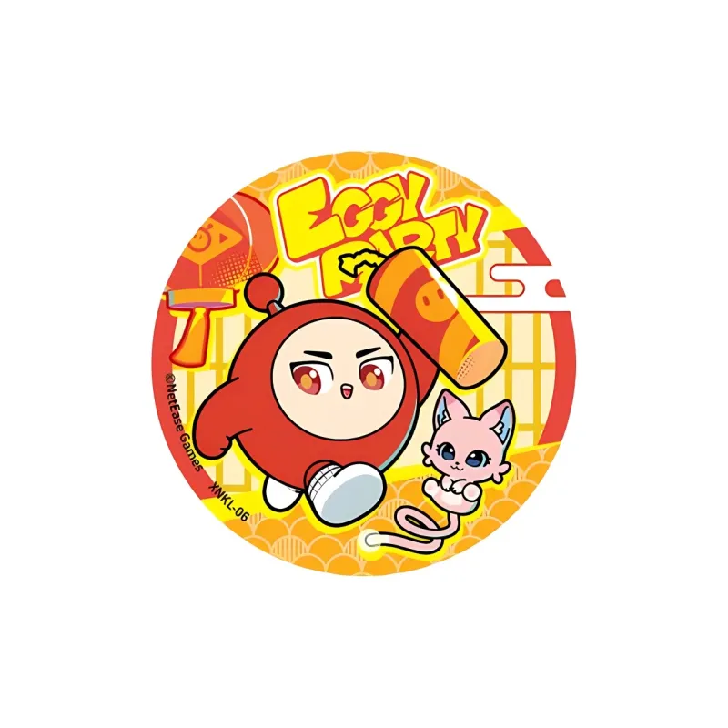 KAYOU Eggy Party Tinplate New Year Collection Badges-3