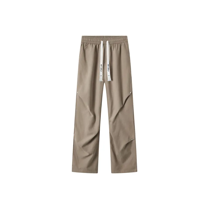 P8H9 Peach Skin Velvet Casual Pants Unisex-5