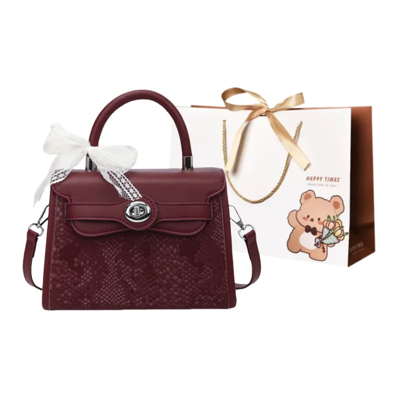 ERANGBEAR PU Kelly Bag, Shoulder Bag, Crossbody Bag, Handbag Women's Multicolor-5