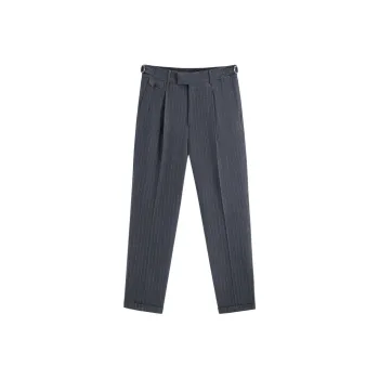 GXG Suit Trouser Men's Gray With White Stripes