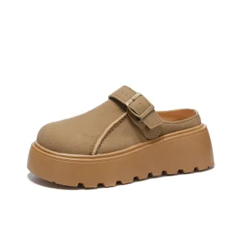 Little Red Man Closed Toe Slippers Women's
