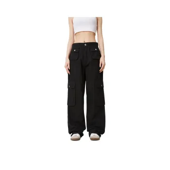 POLAR BEAR Casual Pants Unisex Black
